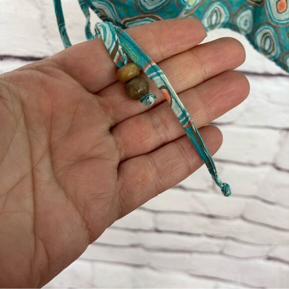 Vintage Anchor Blue Tank SZ M Tunic 100% Cotton Y2K 90’s Turquoise Orange Circle - Picture 16 of 16